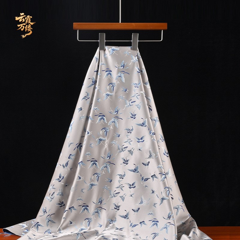 Home Textiles Designer - Relief borduurwerk stof zachte Hanfu cheongsam