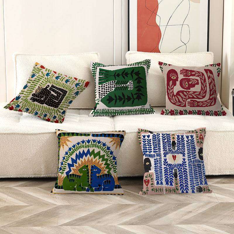 Home Textiles Egypt - Oud-Egypte Tijger Luipaard Kussen Anime Kussen