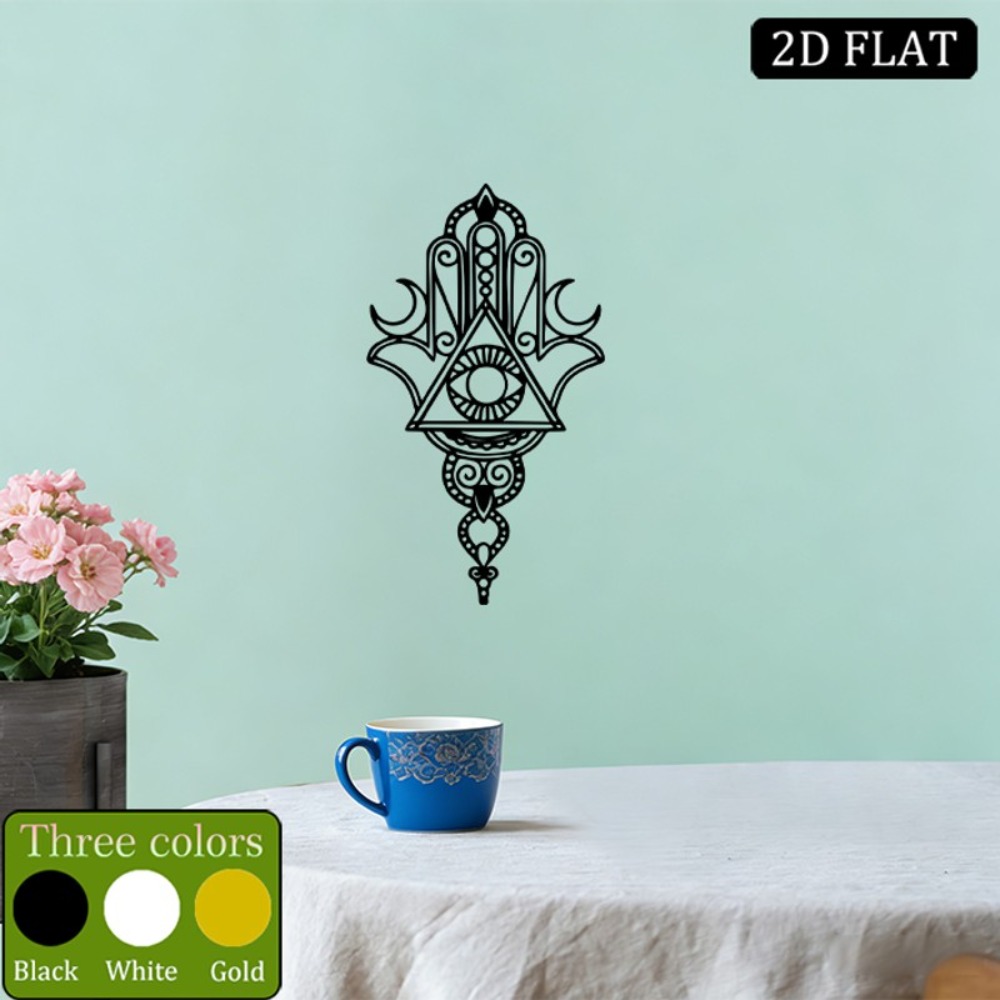 Home & Hotel Textiles Private Limited - CIFBUY IJzeren Wanddecoratie Hamsa Boze Oog