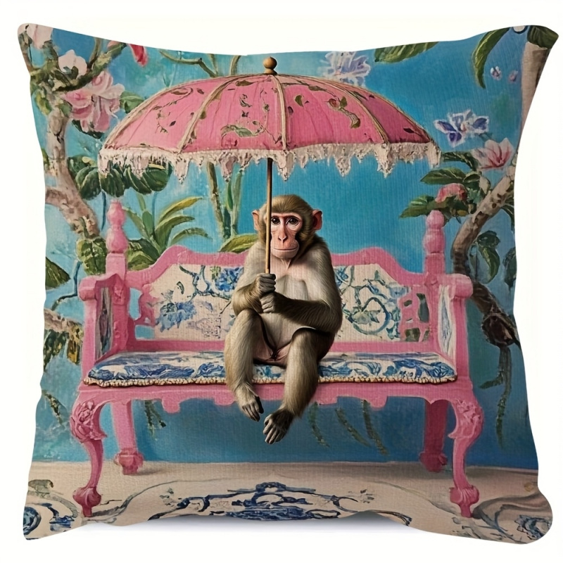 Pillow Insert 18X18 - 1 stuk, Retro Roze Kussenhoes in