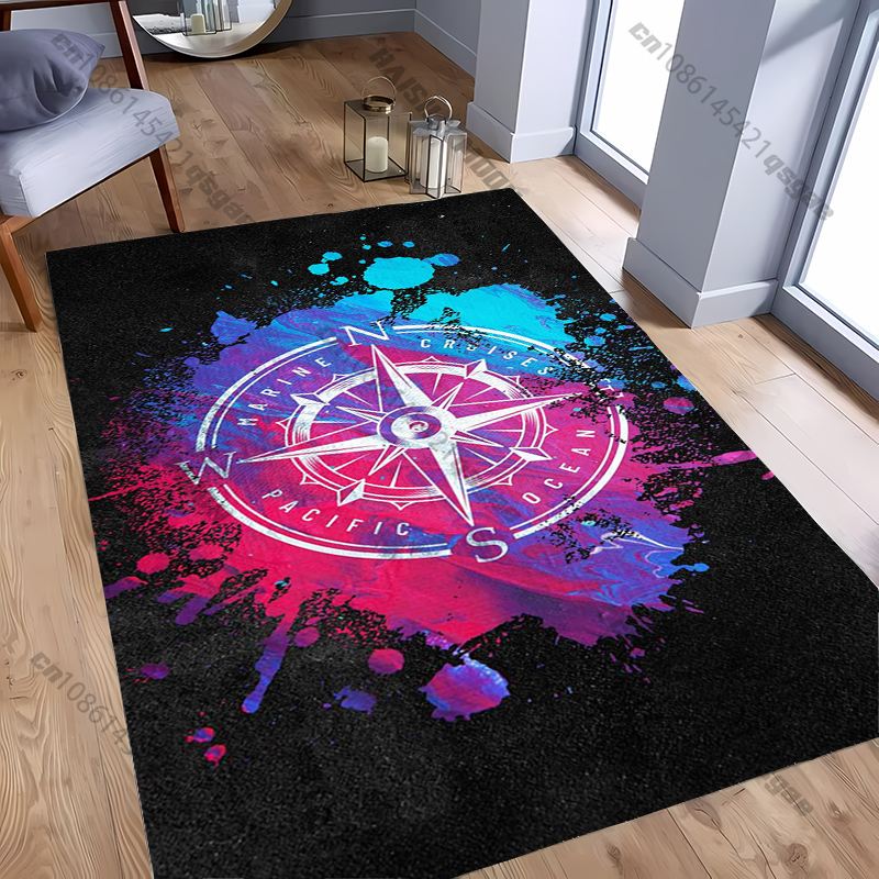 Home Textiles Designer - Compass Design-tapijt voor moderne ruimtes, woonkamer,