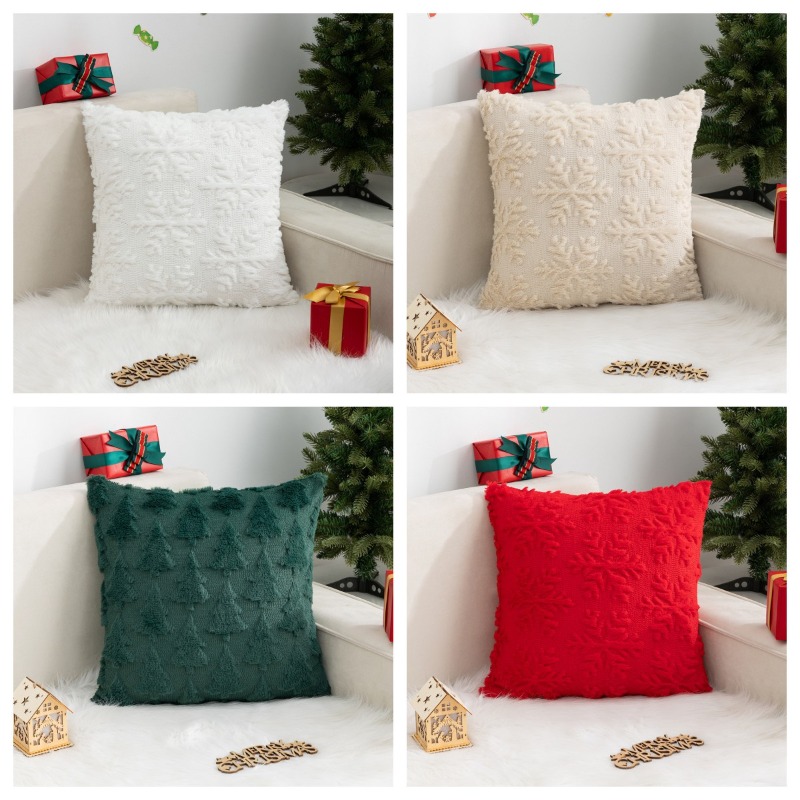 Pillow Insert 18X18 - Kerst Sneeuwvlok Kerstboom Kussenhoes Feestelijke Vakantie