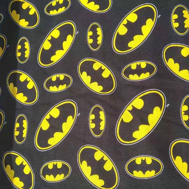 Home Textiles Designer - 140 cm Breedte Cartoon Batman Logo