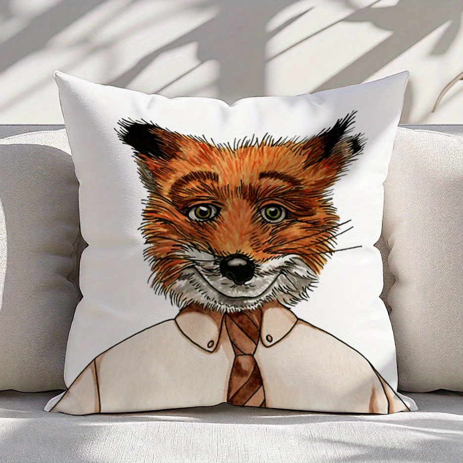 Pillow Insert 18X18 - 1pc Mr. Fox Kussensloop Herfst Bos