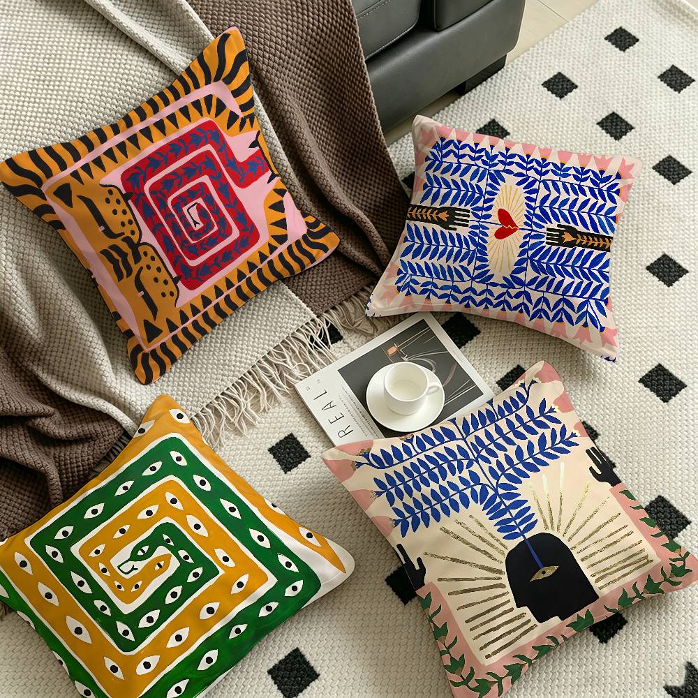 Egypte Kleurrijke abstracte ti - Home Textiles Egypt recensie en prijs