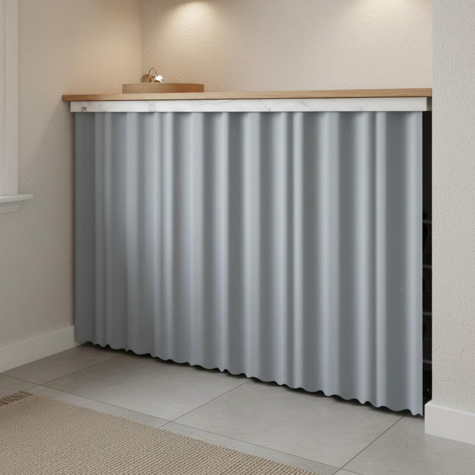 Kleefstrips kastgordijn effen  - Home Textiles Designer recensie en prijs