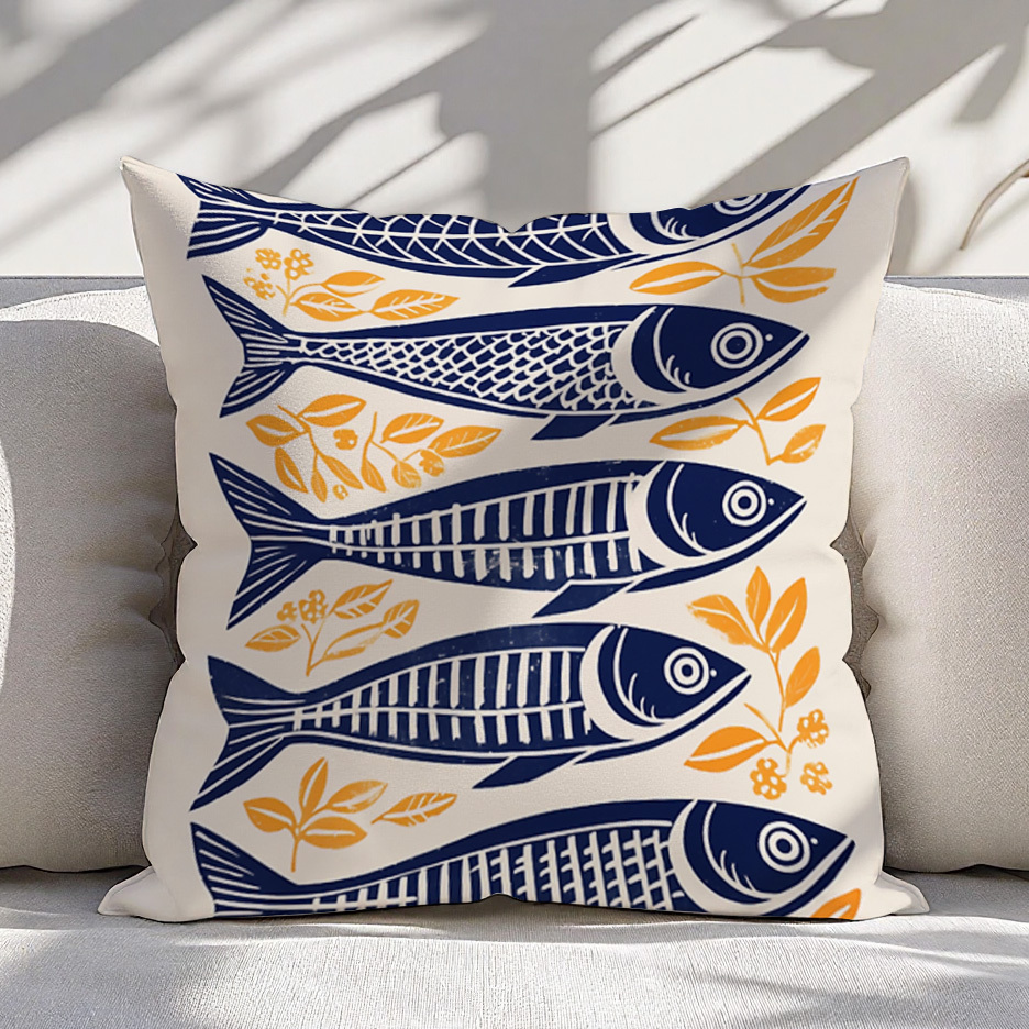 1pc Deense houtsnede sardine k - Pillow Insert 18X18 recensie en prijs