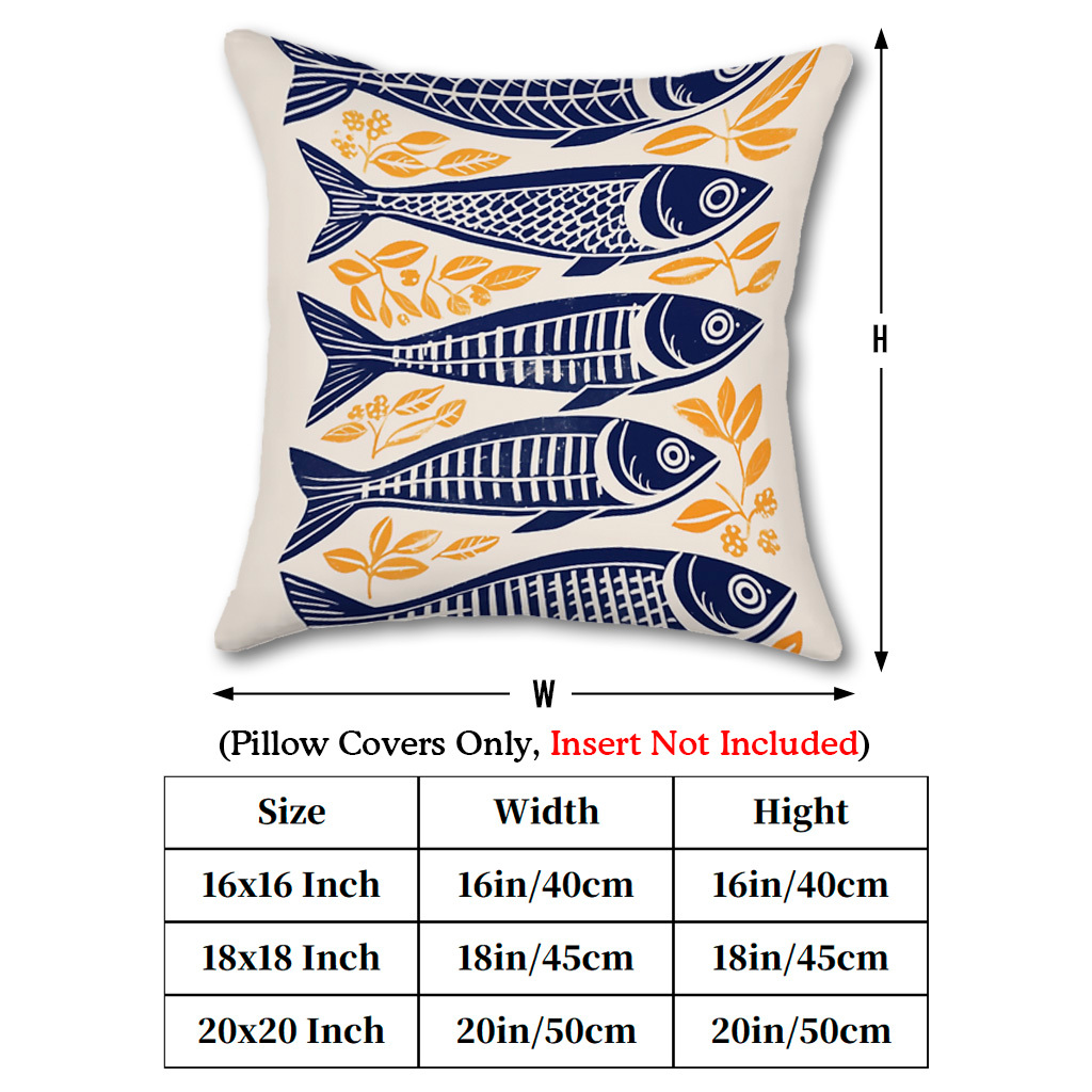 1pc Deense houtsnede sardine k - Pillow Insert 18X18 recensie en prijs