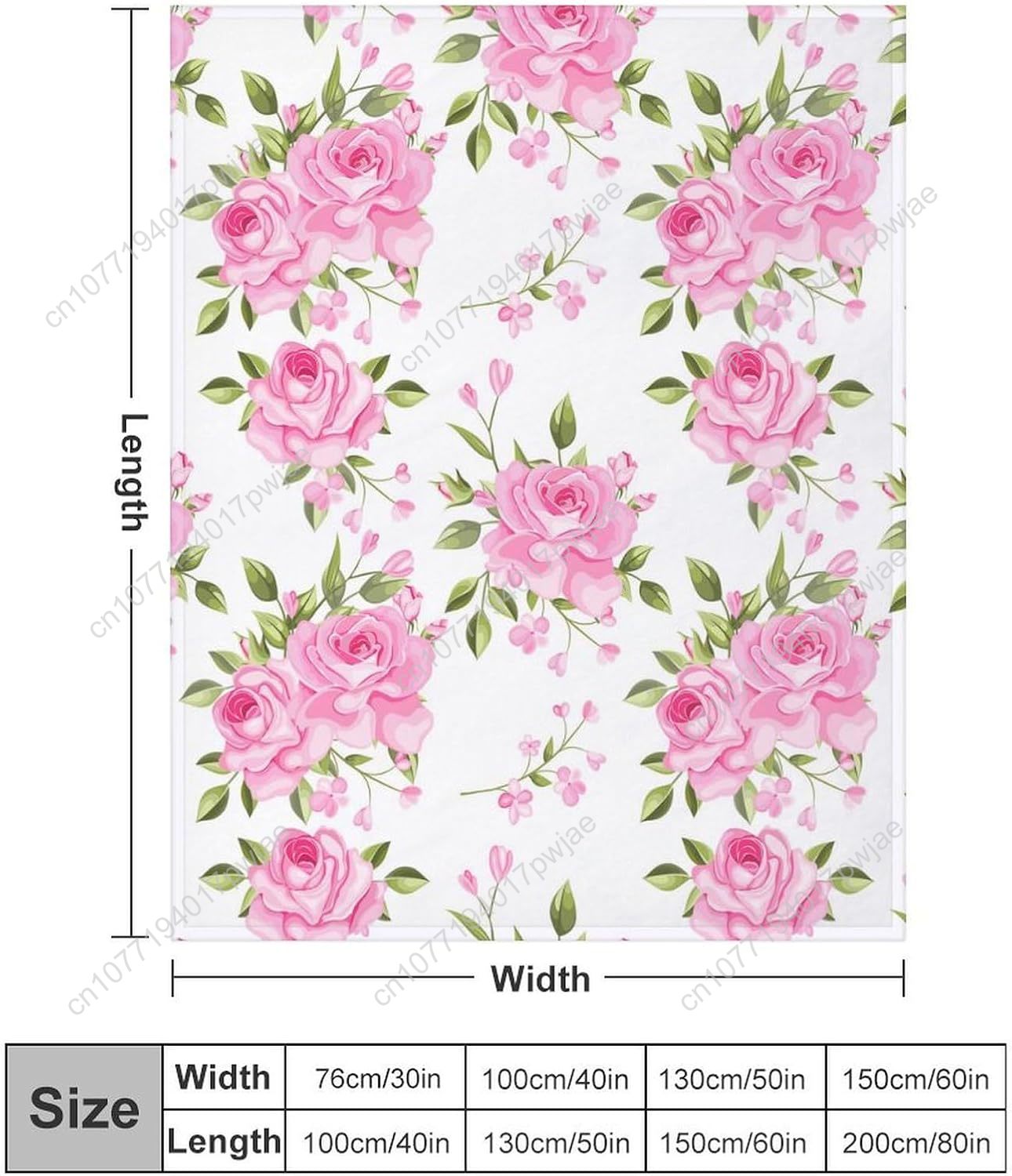Roze bloem gooien deken bloeme - Home Textiles And Decor recensie en prijs