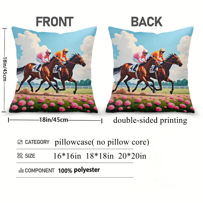 1 stuk paardenrennen kussenslo - Pillow Insert 18X18 recensie en prijs