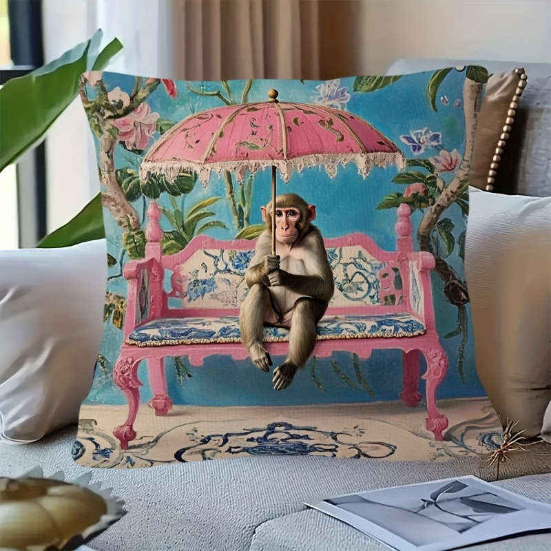 1 stuk, Retro Roze Kussenhoes  - Pillow Insert 18X18 recensie en prijs