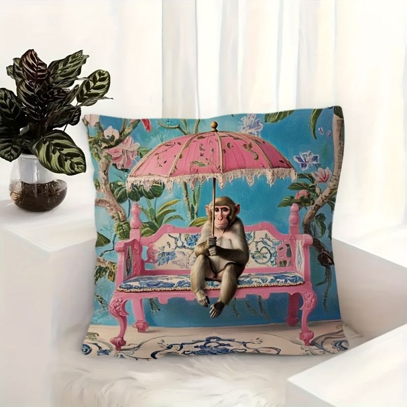 1 stuk, Retro Roze Kussenhoes  - Pillow Insert 18X18 recensie en prijs