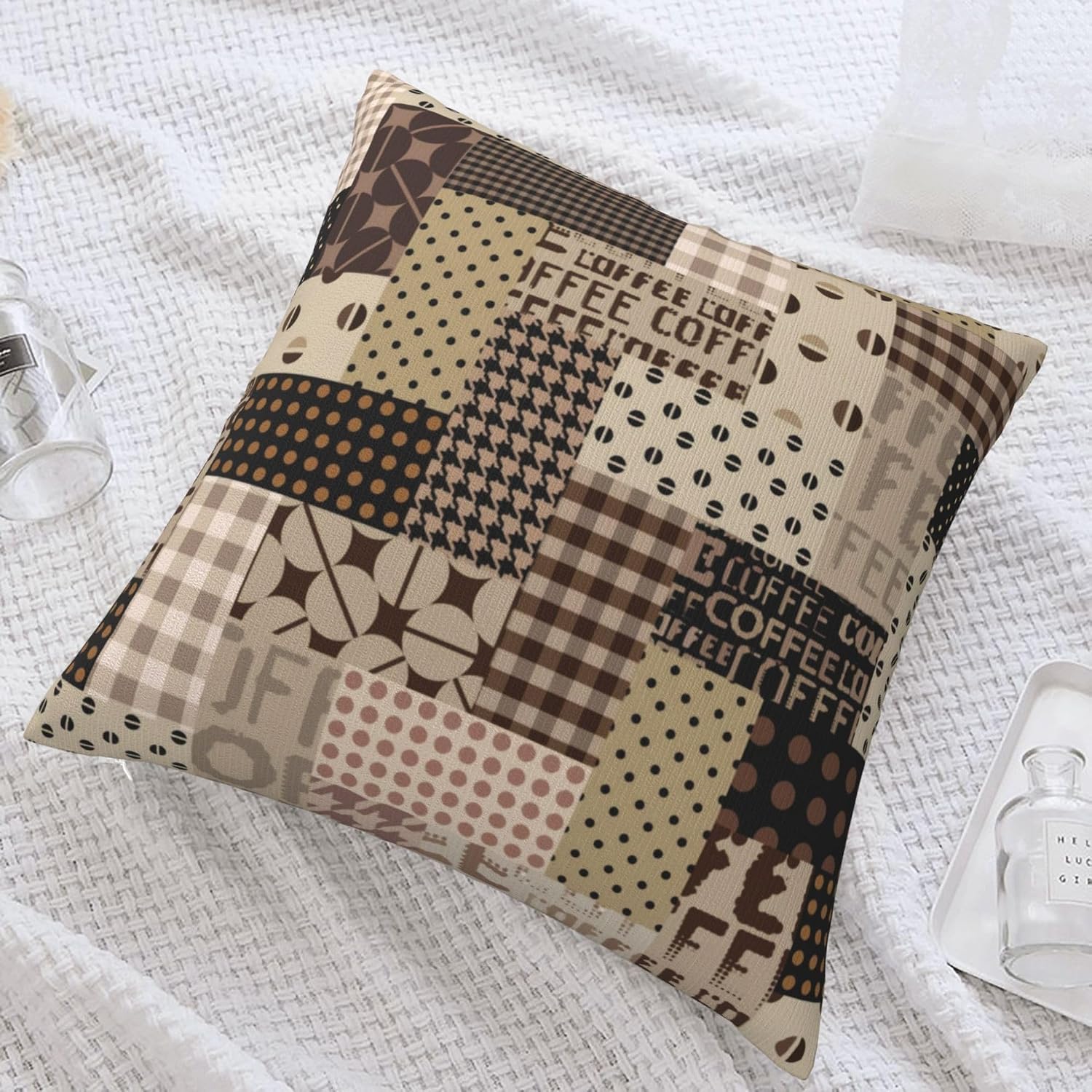 Koffietijd Kussenhoes Vintage  - Pillow Insert 18X18 recensie en prijs
