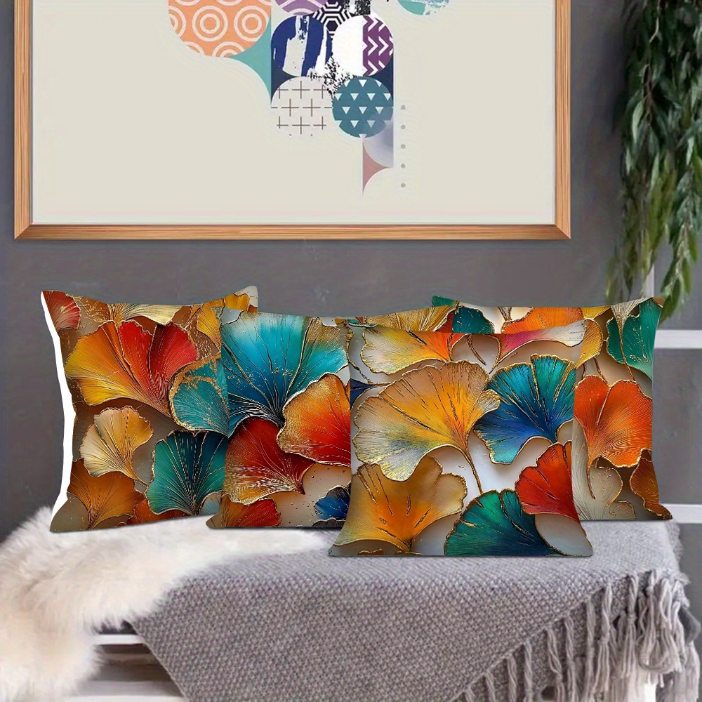 4-delige kussensloopset, ginkg - Pillow Insert 18X18 recensie en prijs