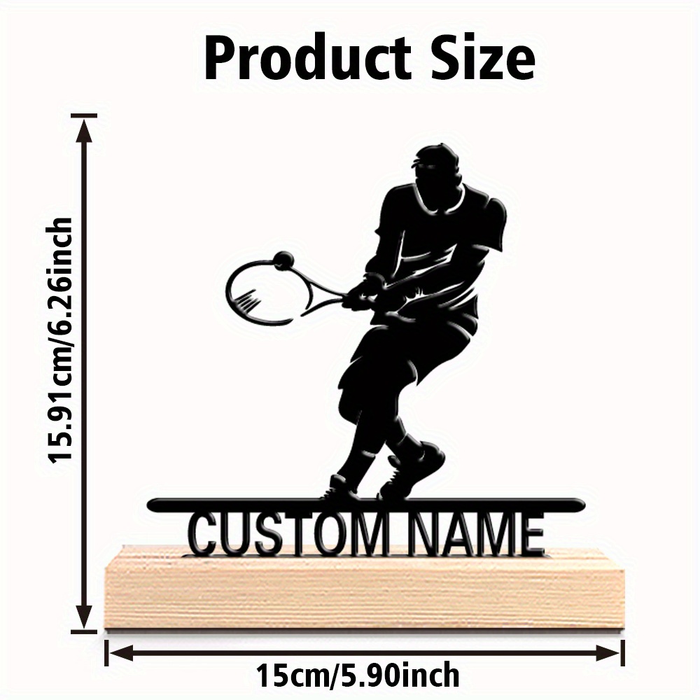 Gepersonaliseerde tennisspeler - Home Textiles Products recensie en prijs