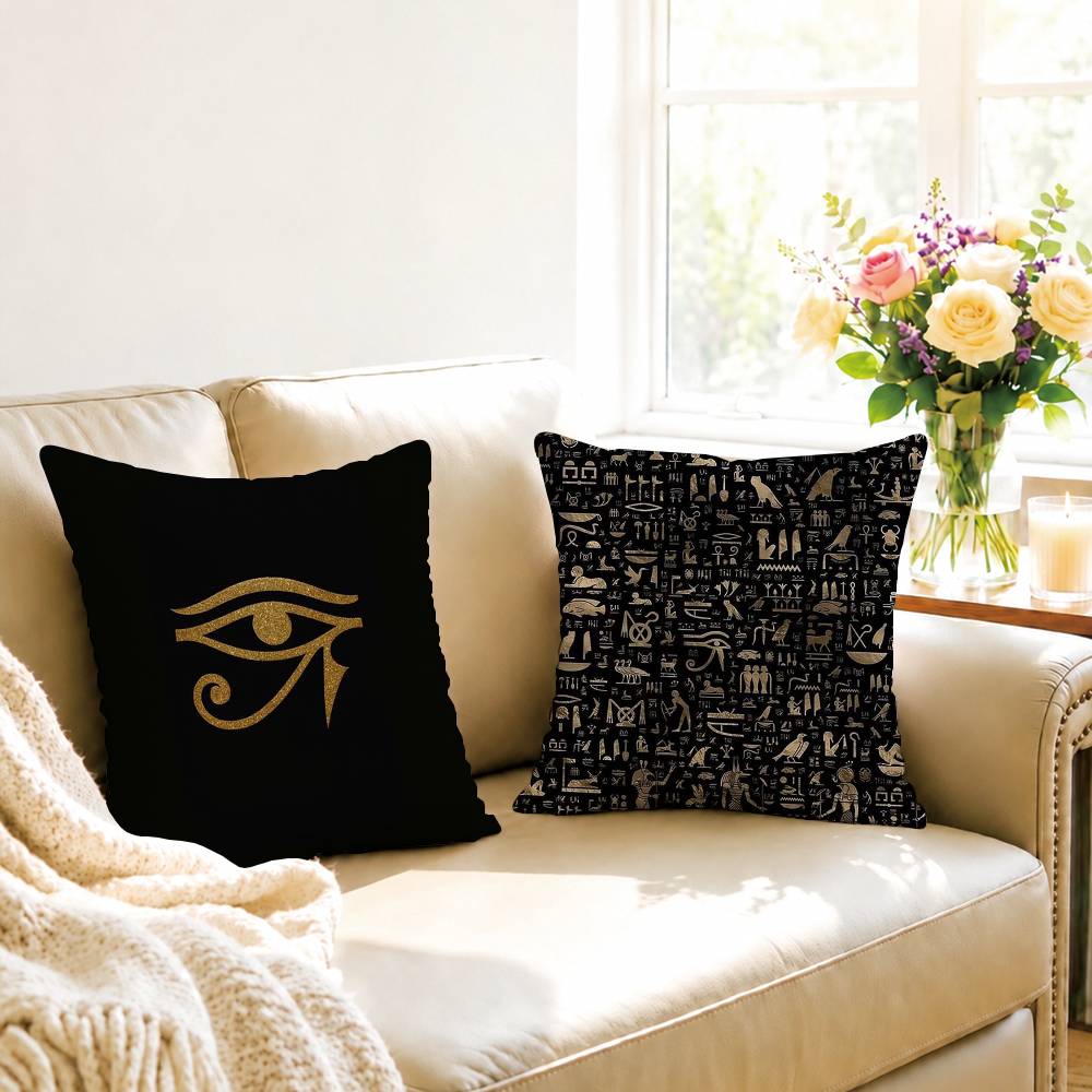 Het oude Egypte hiëroglief vie - Home Textiles Egypt recensie en prijs