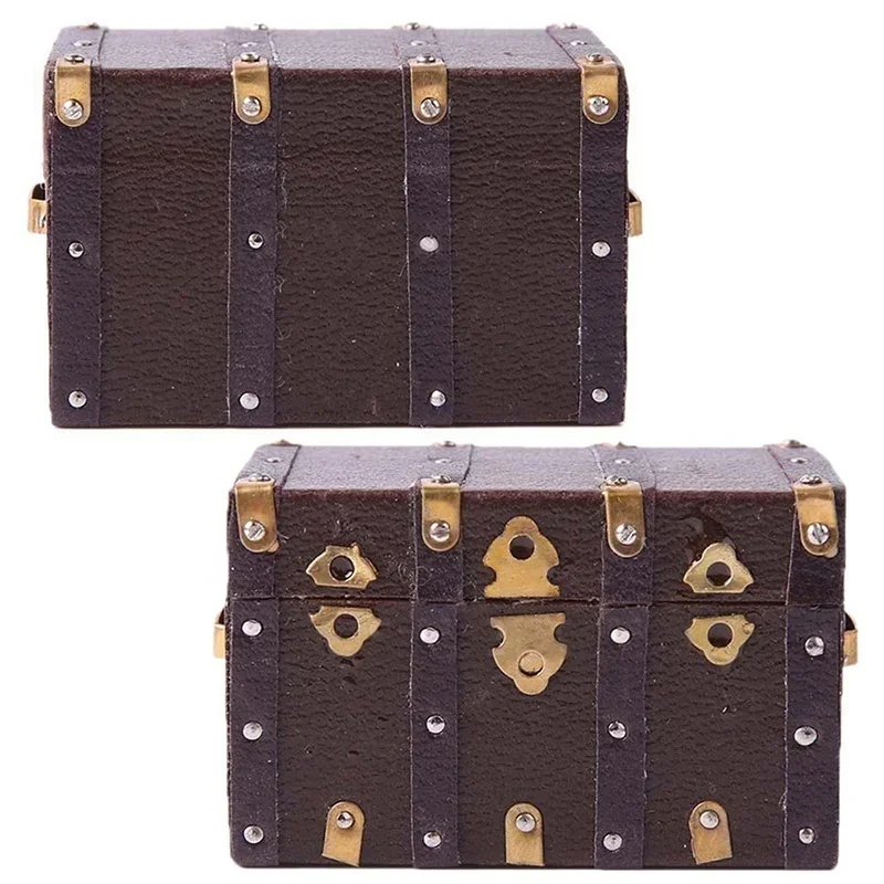 Bruin lederen houten kist Vint - Vintage Home Textiles recensie en prijs