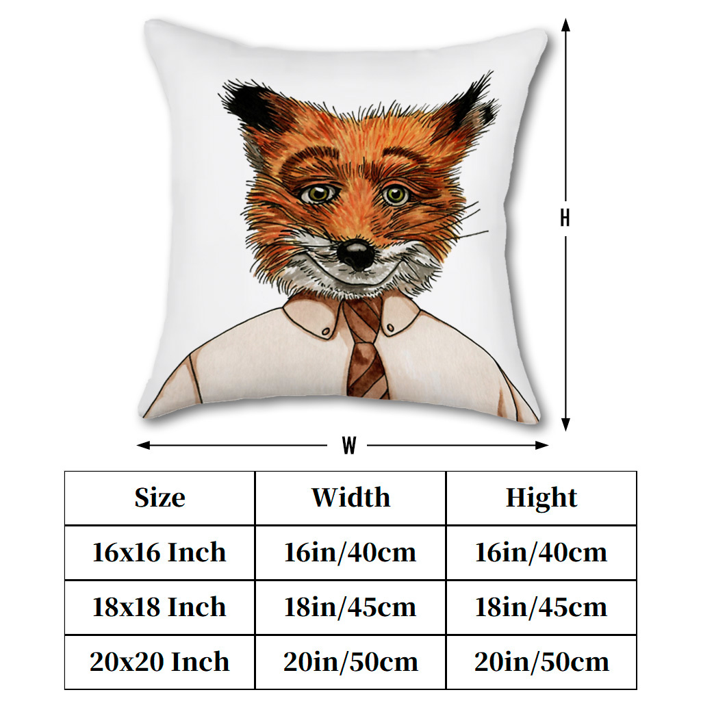 1pc Mr. Fox Kussensloop Herfst - Pillow Insert 18X18 recensie en prijs