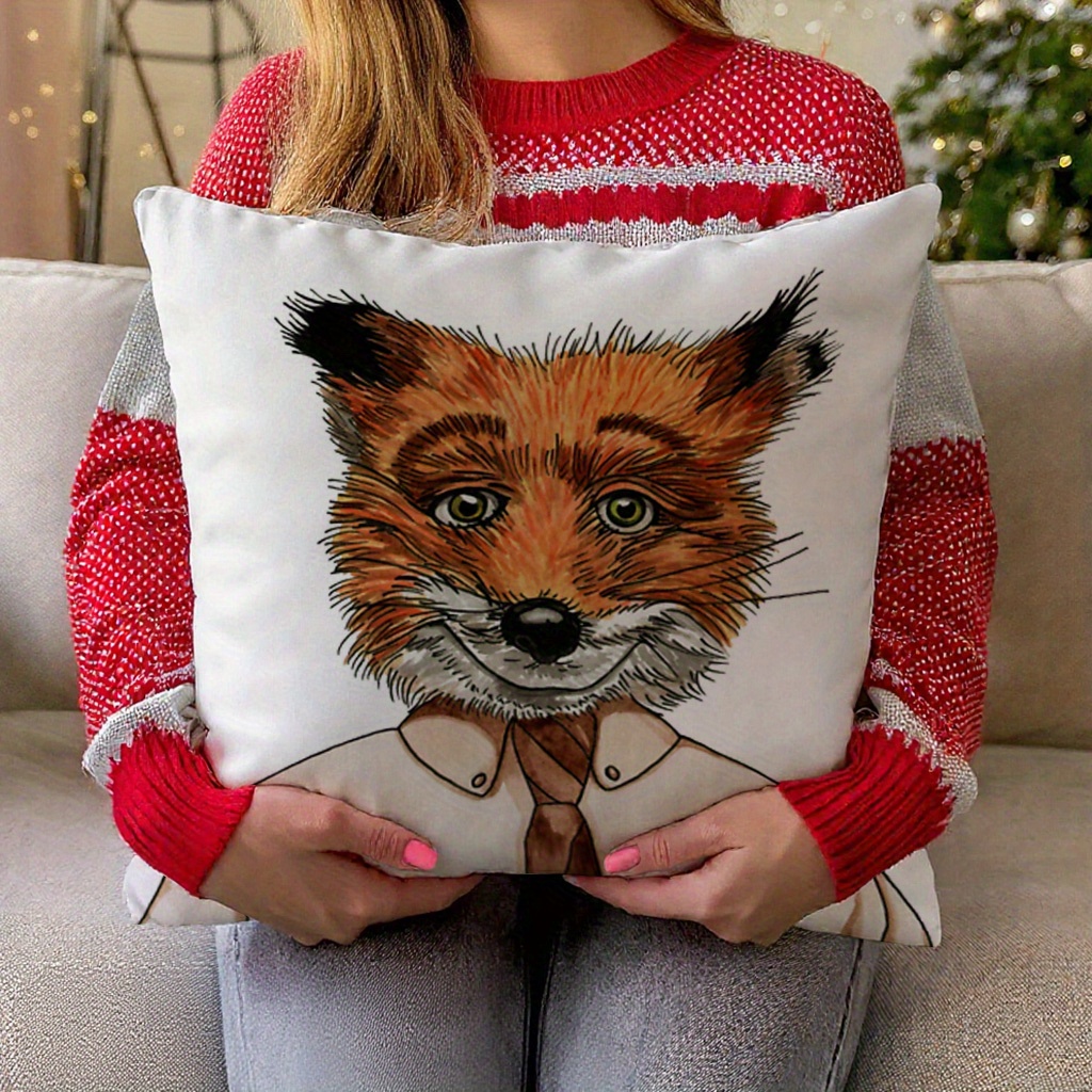 1pc Mr. Fox Kussensloop Herfst - Pillow Insert 18X18 recensie en prijs