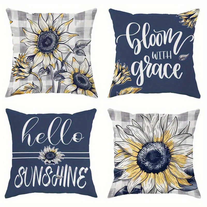 Sunshine Zonnebloem Kussenhoez - Pillow Insert 18X18 recensie en prijs