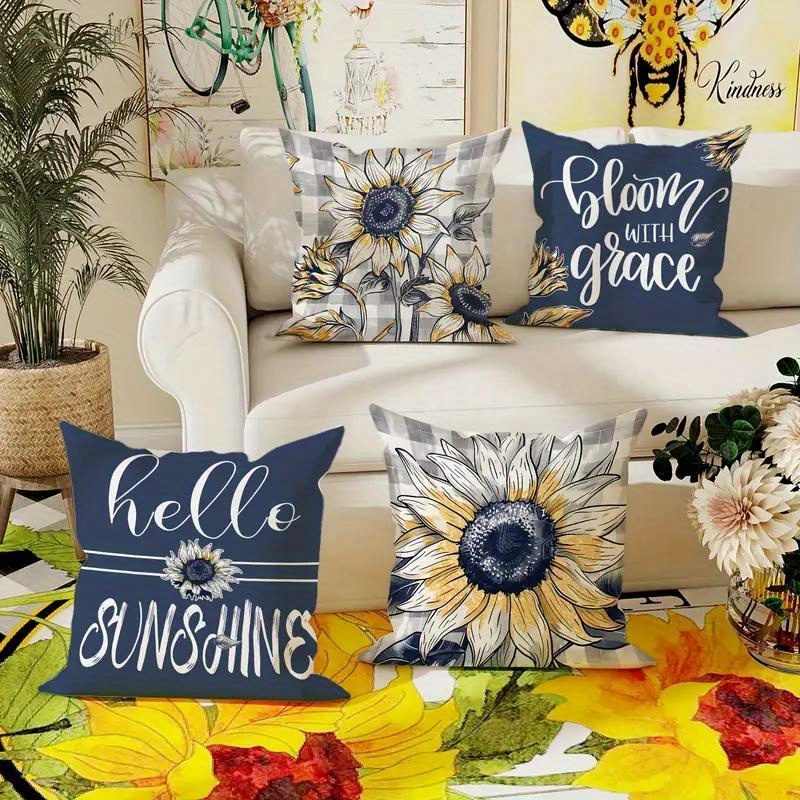 Sunshine Zonnebloem Kussenhoez - Pillow Insert 18X18 recensie en prijs