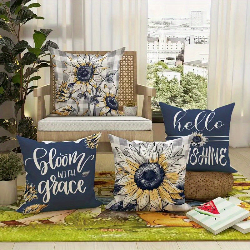 Sunshine Zonnebloem Kussenhoez - Pillow Insert 18X18 recensie en prijs