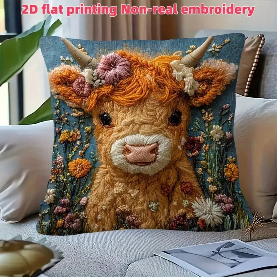 1 stuk vintage Highland-koe de - Pillow Insert 18X18 recensie en prijs