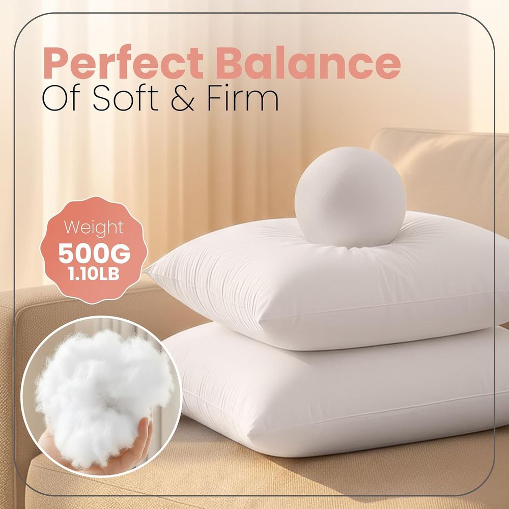 Paar witte kussenvullingen van - Pillow Insert 18X18 recensie en prijs