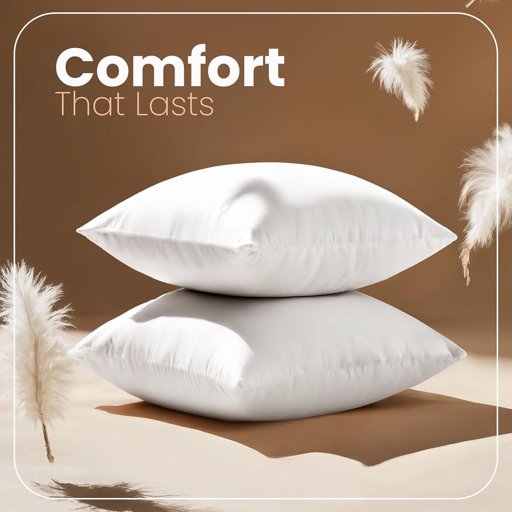 Paar witte kussenvullingen van - Pillow Insert 18X18 recensie en prijs