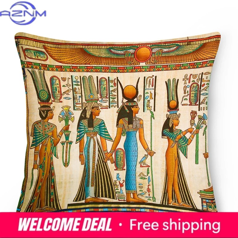 Egyptische kussenhoes Oud-Egyp - Home Textiles Egypt recensie en prijs