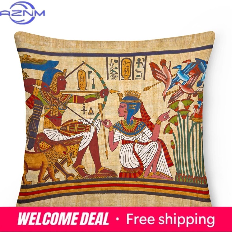 Egyptische kussenhoes Oud-Egyp - Home Textiles Egypt recensie en prijs